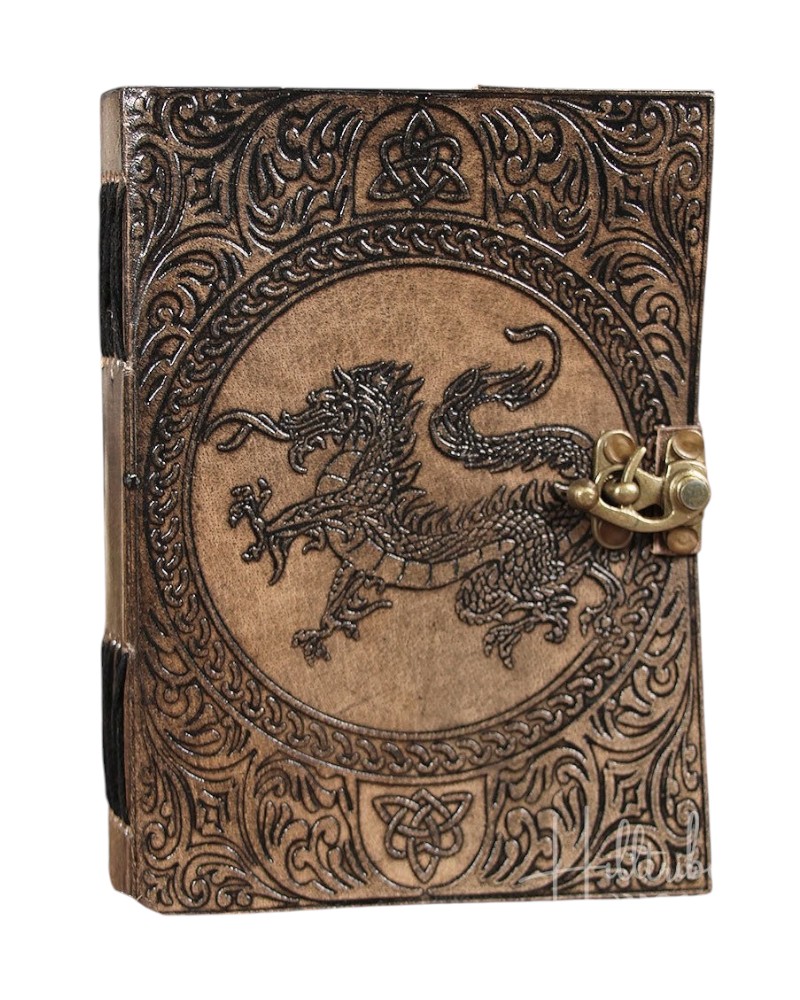 Celtic Dragon Leather Journal