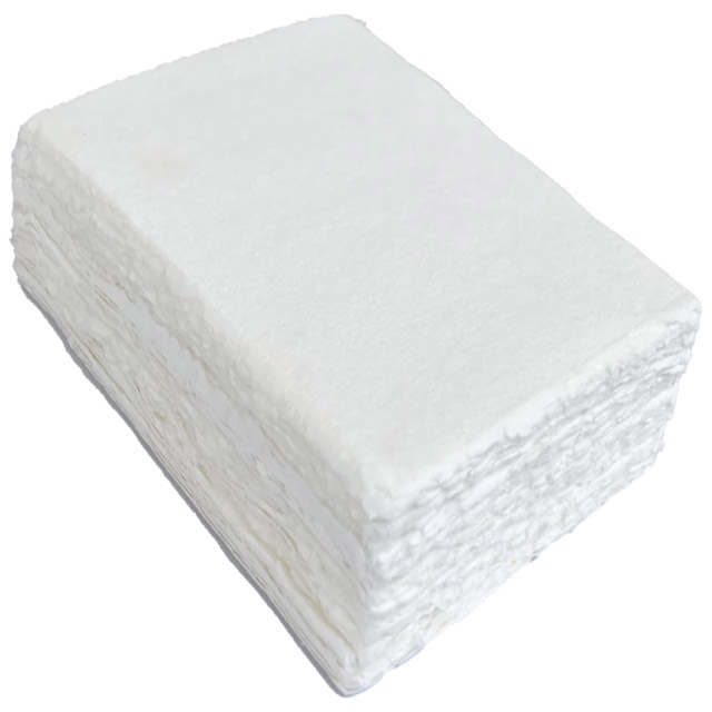 Handmade Cotton Paper with Deckle Edge Recycled Cotton Rag Mixed Media Card Stock for Postcards, Invitations, Crafts and Announcements