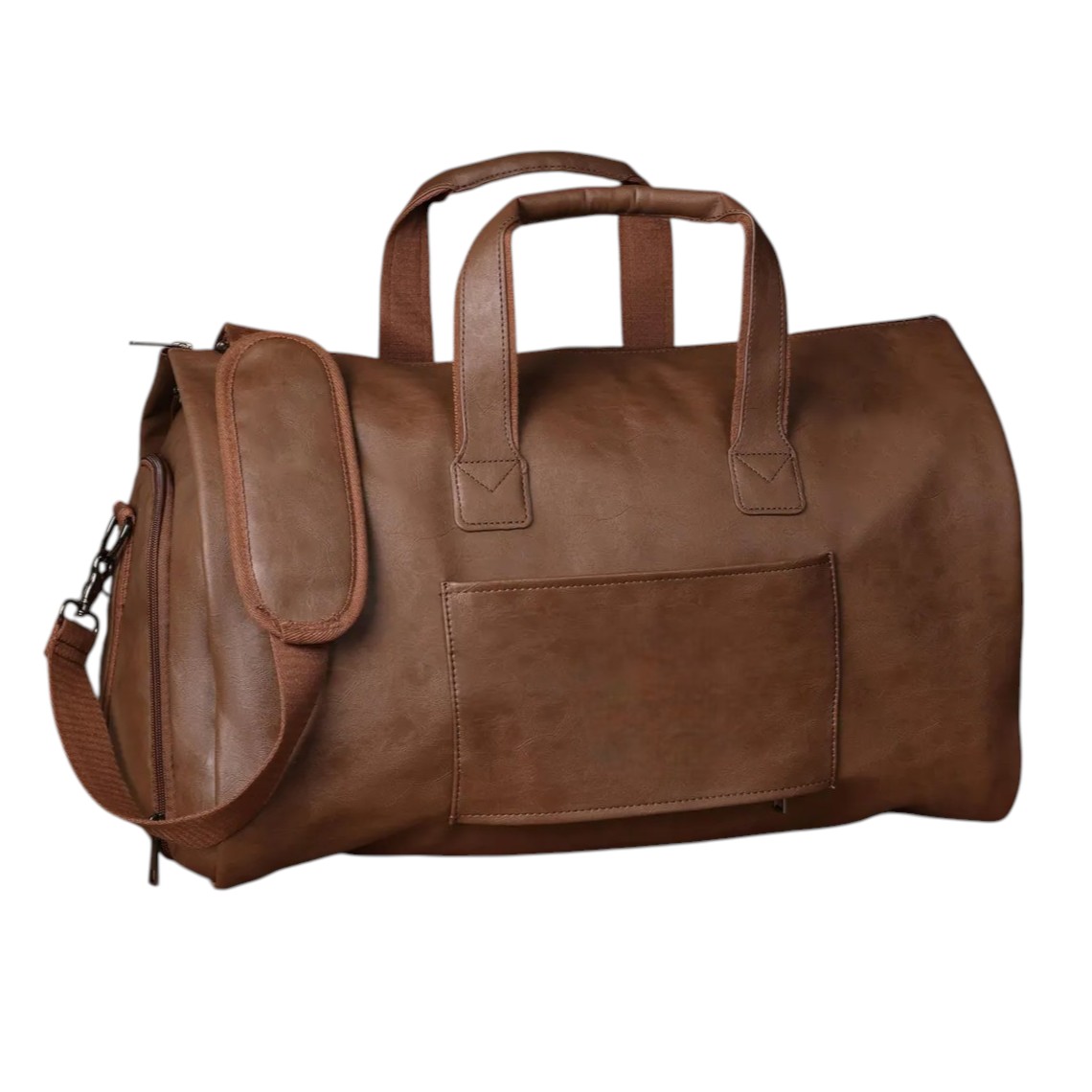 Personalized Men's Brown Leather Travel bag.Retro Travel Holdall for Men.Father's Day Gifts.Birthday Gift.Weekender Bag and Dopp kit